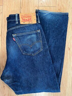 Mens Levis 541 - W38 / L30 - Dark Indigo Wash - Great fading